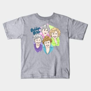 The Golden Girls Squad 80s Kids T-Shirt